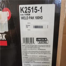 Phoenix NEW Lincoln Electric Weld-Pak 180 Amp MIG Flux-Core Wire Feed Welder  230V  Aluminum Welder with Spool Gun sold separately - K2515-1