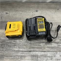 AS-IS DEWALT 20V MAX Lithium-Ion 5.0 Ah Battery and Charger