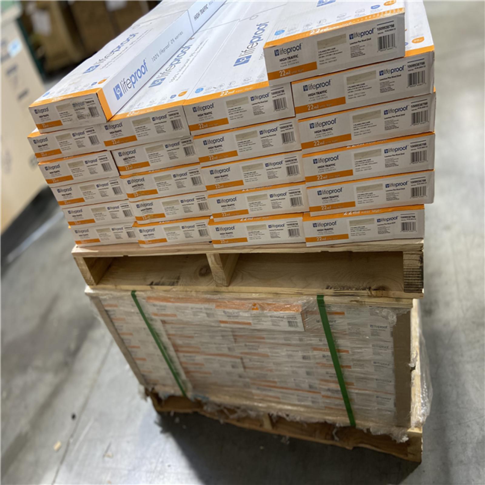 DALLAS LOCATION - Lifeproof Luxurious Pine Wood 22 MIL x 8.7 in. W x 48 in. L Click Lock Waterproof Luxury Vinyl Plank Flooring (20.1 sqft/case) 50 CASES62 CASES