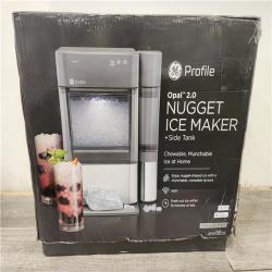 Phoenix Location GE Profile Opal 24 lb Portable Nugget Ice Maker in Stainless Steel, with Side Tank, and Wi-Fi connected