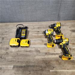 HOUSTON LOCATION - AS-IS DEWALT 3 TOOL COMBO KIT W/ (2) BATTERY & CHARGER
