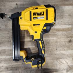 HOUSTON LOCATION - AS-IS DeWALT DCN681D1 20-Volt MAX 18ga Cordless Brushless Narrow Crown Stapler Kit w/ BATTERY & CHARGER