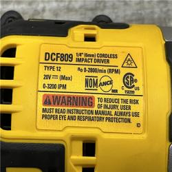 AS-IS DEWALT Atomic 20V Max Lithium-Ion Brushless Cordless Compact 1/4 in. Impact Driver Kit