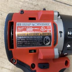 AS-IS Milwaukee 18V Lithium-Ion Brushless Cordless 1/2 in. Compact Hammer Drill/Driver (Tool-Only)