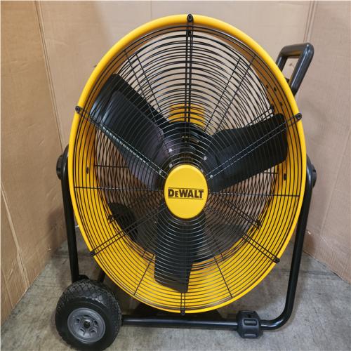 Phoenix NEW DEWALT 24 in. Heavy-Duty Drum Fan with Extra Long 12 ft. Power Cord and Stepless Speed Control