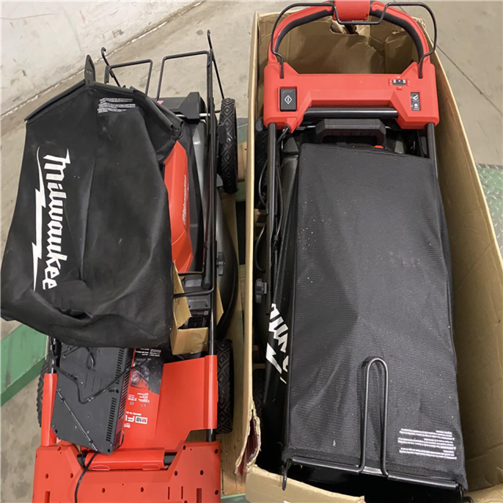 Dallas Location - As-Is M18 FUEL 21 Self-Propelled Dual Battery Mower Kit(Lot Of 2)