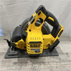 AS-IS DEWALT FLEXVOLT 60V MAX Cordless Brushless 7-1/4 in. Circular Saw with Brake (Tool Only)