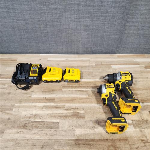 HOUSTON LOCATION - AS-IS DEWALT 2 TOOL COMBO KIT W/ (2) BATTERY & CHARGER