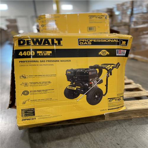 DALLAS LOCATION- AS IS- DEWALT 4400 PSI 4.0 GPM Gas Pressure Washer PALLET (2 UNITS)