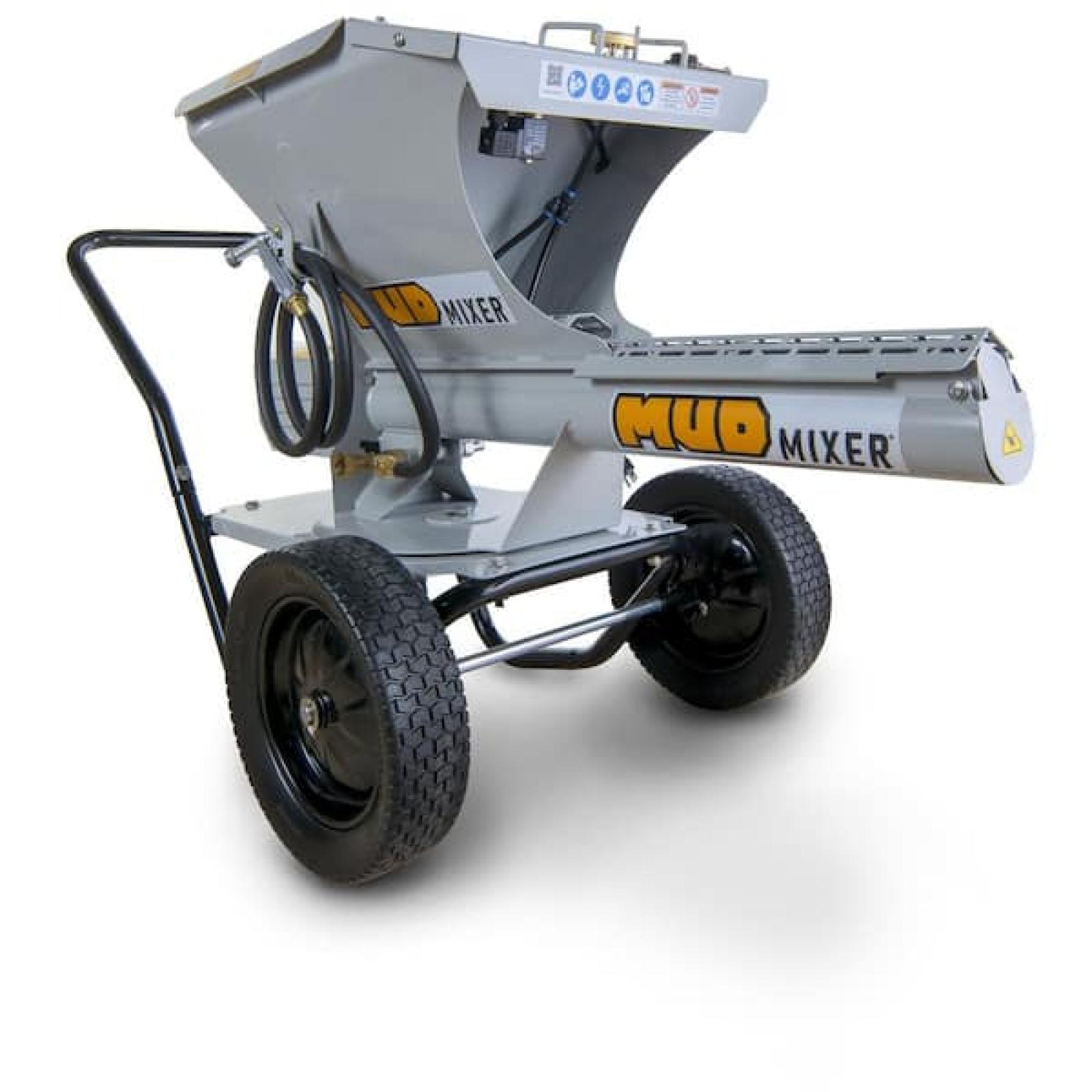 Phoenix MUDMIXER Heavy Duty Portable Continuous Concrete Mixer Evolution (Unit Powers on)