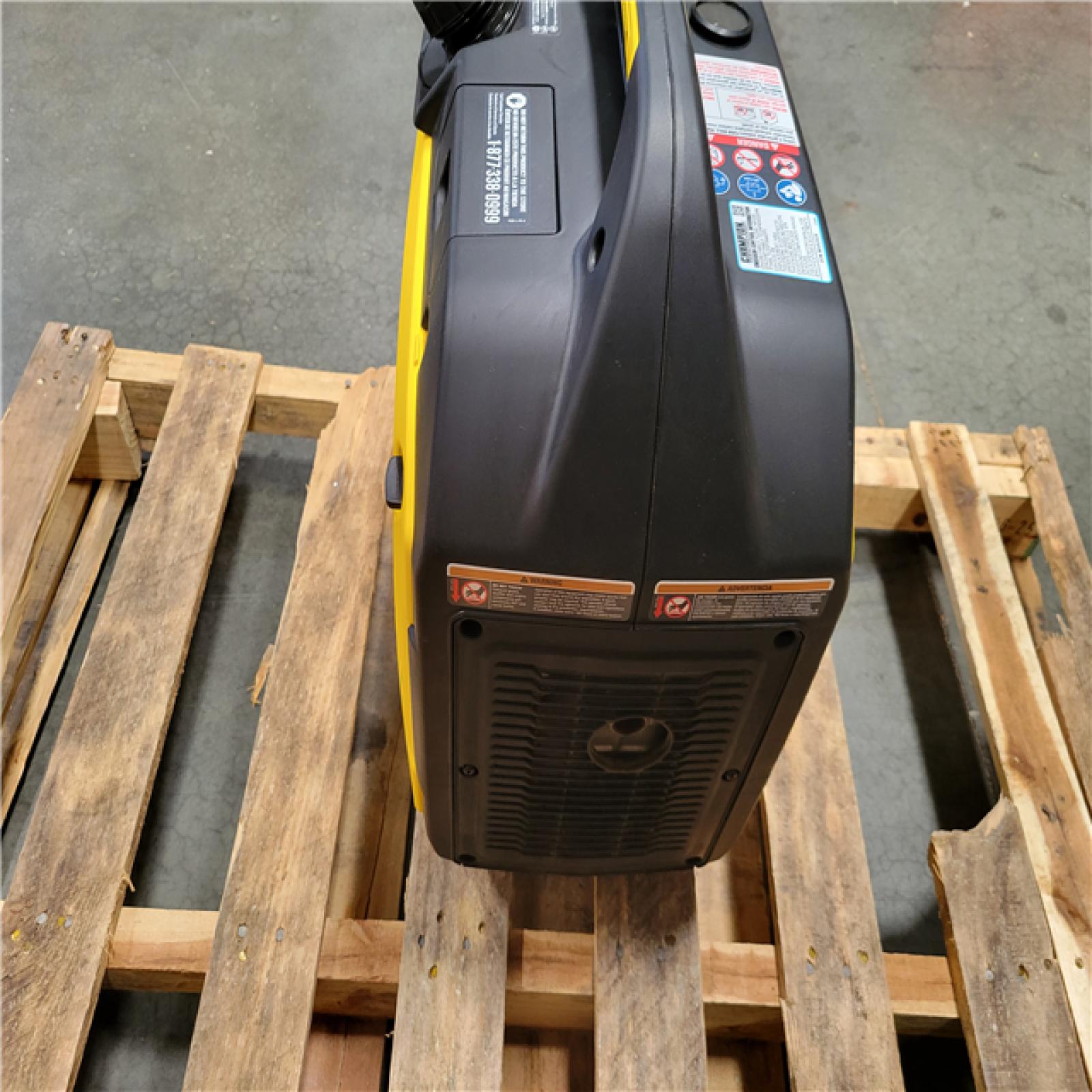 CALIFORNIA AS-IS CHAMPION 4500/3500-Watt Electric Start Gasoline/Propane Powered Dual Fuel Inverter Generator with Quiet Technology and CO Shield