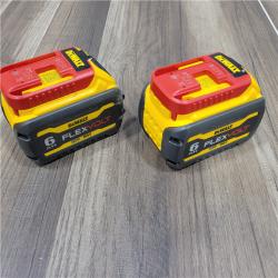 AS-IS DEWALT FLEXVOLT 20V/60V MAX Lithium-Ion 6.0Ah Battery Pack (2 Pack)