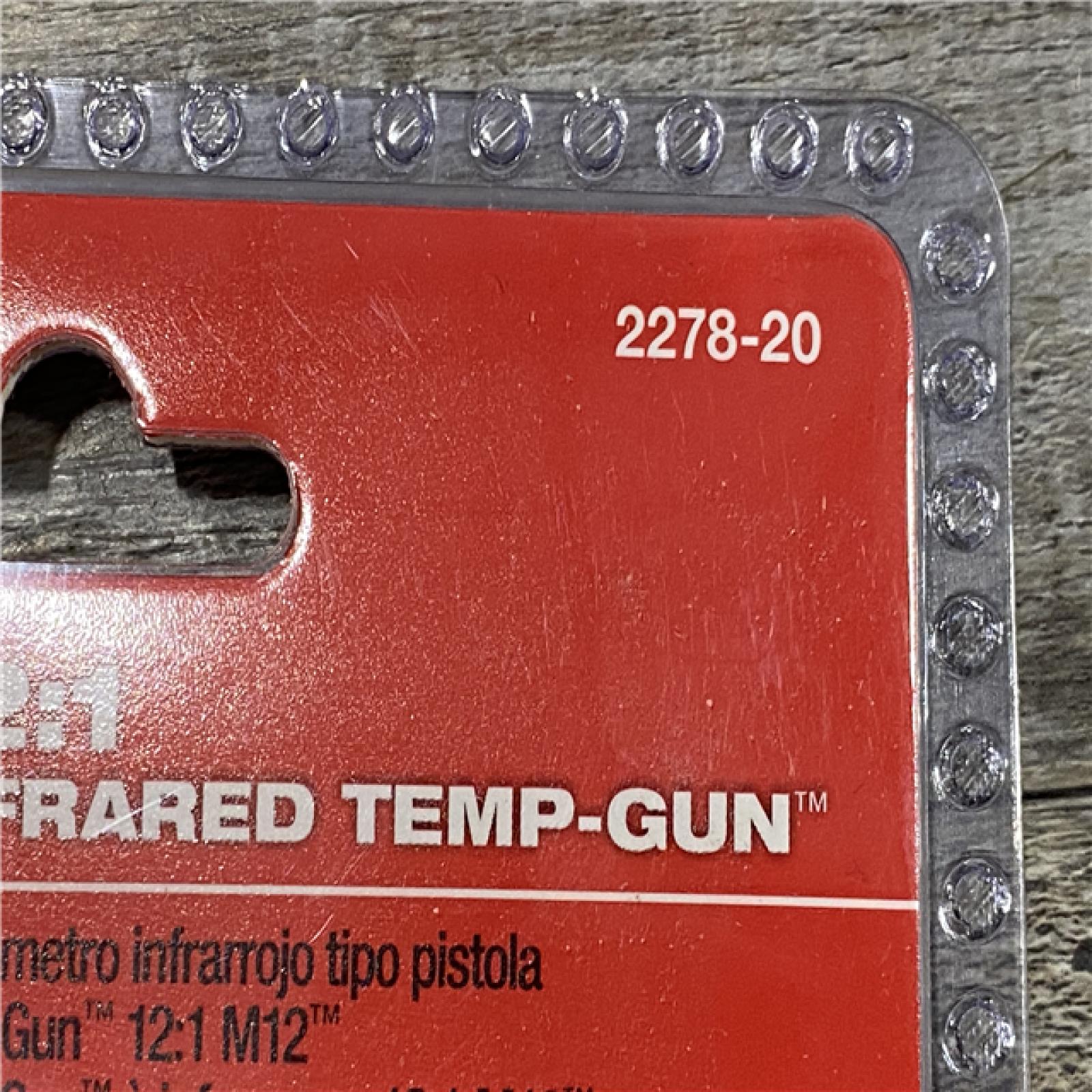 NEW - Milwaukee Lithium-Ion Laser Temperature Gun Infrared 12:1 Thermometer (NIST) (Tool-Only)