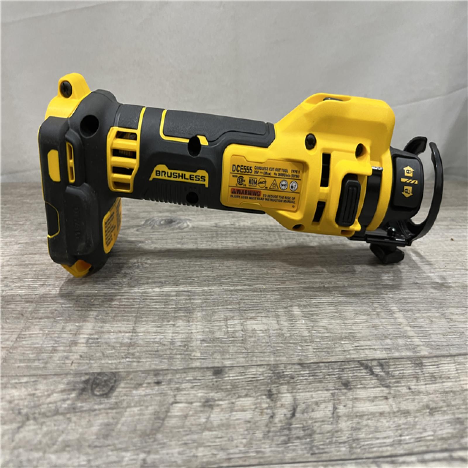 AS-IS DEWALT XR 20V Lithium-Ion Cordless Rotary Drywall Cut-Out Tool (Tool Only)