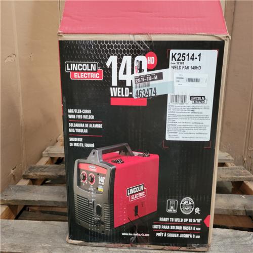 CALIFORNIA AS-IS LINCOLN ELECTRIC 140 WELD-PAK