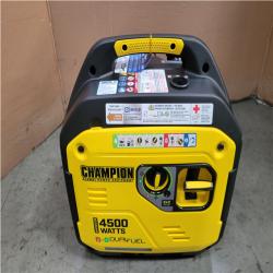 CALIFORNIA AS-IS CHAMPION 4 500/3 250-WATT PORTABLE GENERATOR W/ CO SHEILD