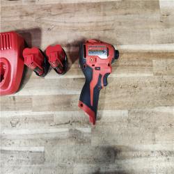 HOUSTON LOCATION - AS - IS Milwaukee FUEL SURGE 12V Lithium-Ion Brushless Cordless 1/4 in. Hex Impact Driver Compact Kit