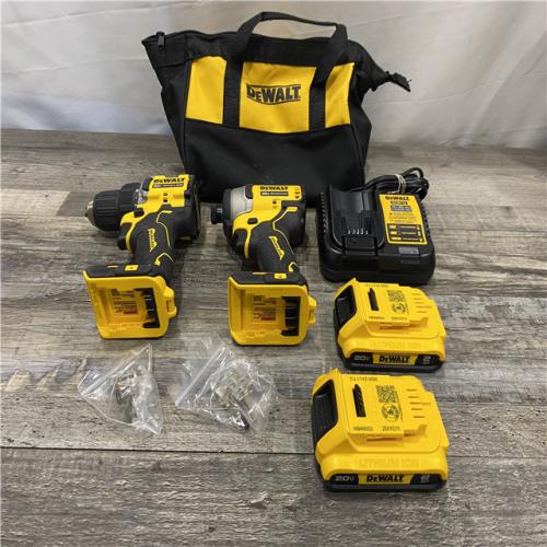 AS-IS DEWALT ATOMIC 20-Volt MAX Lithium-Ion Cordless Combo Kit