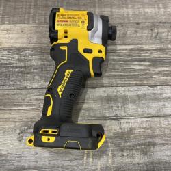 AS-IS DEWALT ATOMIC 20V MAX Lithium-Ion Cordless 1/4 in. Brushless Impact Driver Kit