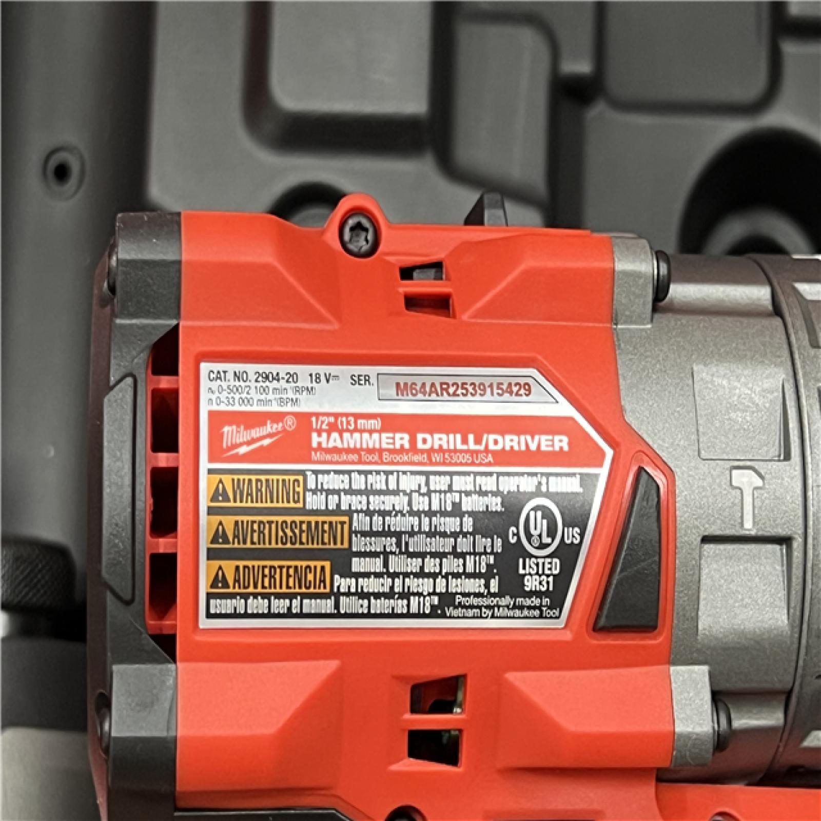 NEW Milwaukee FUEL 18V Lithium-Ion Brushless Cordless Hammer Drill and Impact Driver Combo Kit