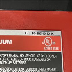 AS-IS Milwaukee 18-Volt 2 Gal. Lithium-Ion Cordless Wet/Dry Vacuum (Vacuum-Only)