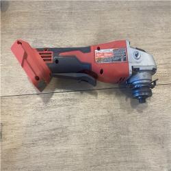 as-is Milwaukee 18V Lithium-Ion Brushless Cordless 4-1/2 in./5 in. Grinder w/Paddle Switch (Tool-Only)