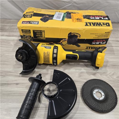 LIKE NEW! -DEWALT 60V MAX Cordless Brushless 4.5 in. to 6 in. Small Angle Grinder with Kickback Brake (Tool Only)