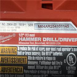 AS-IS Milwaukee FUEL 18V Lithium-Ion Brushless Cordless Hammer Drill and Impact Driver Combo Kit