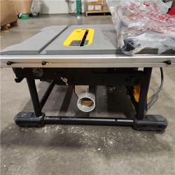 As-Is- DEWALT 15 Amp Corded 8-1/4 in. Compact Portable Jobsite Table Saw