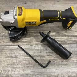 AS-IS DEWALT 20V MAX Cordless Brushless 4-1/2 in. Angle Grinder with Paddle Switch (Tool Only)