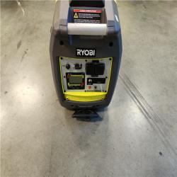 California AS-IS Ryobi 2 300-Watt Recoil Start Bluetooth Super Quiet Gasoline Powered Digital Inverter Generator with CO Shutdown Sensor