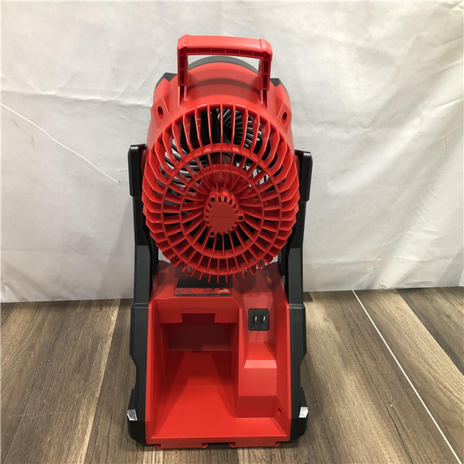 AS-IS Milwaukee 18-Volt Lithium-Ion Brushless Cordless PACKOUT Jobsite Fan (Tool-Only)