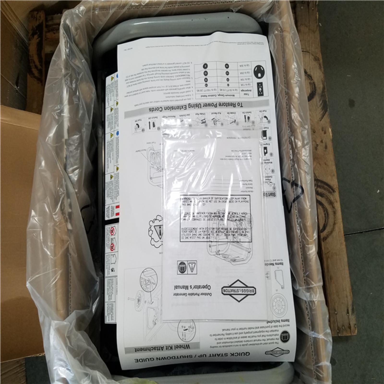 California AS-IS Briggs & Stratton Portable Generator