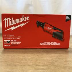NEW! Milwaukee 12V Lithium-Ion Cordless 3/8 in. Ratchet (Tool-Only)