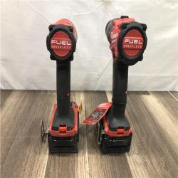 AS-IS Milwaukee  FUEL 18V Lithium-Ion Brushless Cordless Hammer Drill and Impact Driver Combo Kit