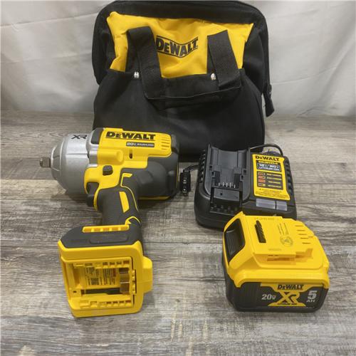 AS-IS DEWALT 20V MAX Lithium-Ion Cordless 1/2 in. Impact Wrench Kit