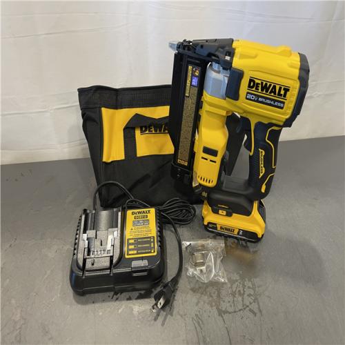 AS-IS - DEWALT ATOMIC 20V MAX Lithium Ion Cordless 23 Gauge Pin Nailer Kit