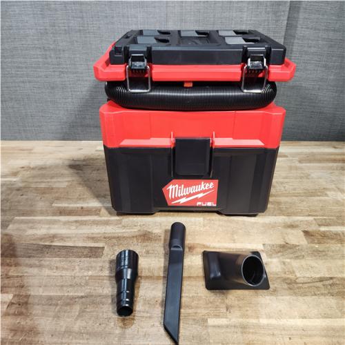 Houston Location AS-IS - Milwaukee FUEL PACKOUT 18-Volt Lithium-Ion Cordless 2.5 Gal. Wet/Dry Vacuum (Vacuum-Only)