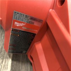 AS-IS Milwaukee FUEL 16 in. 18V Lithium-Ion Brushless Battery Chainsaw (Tool-Only)