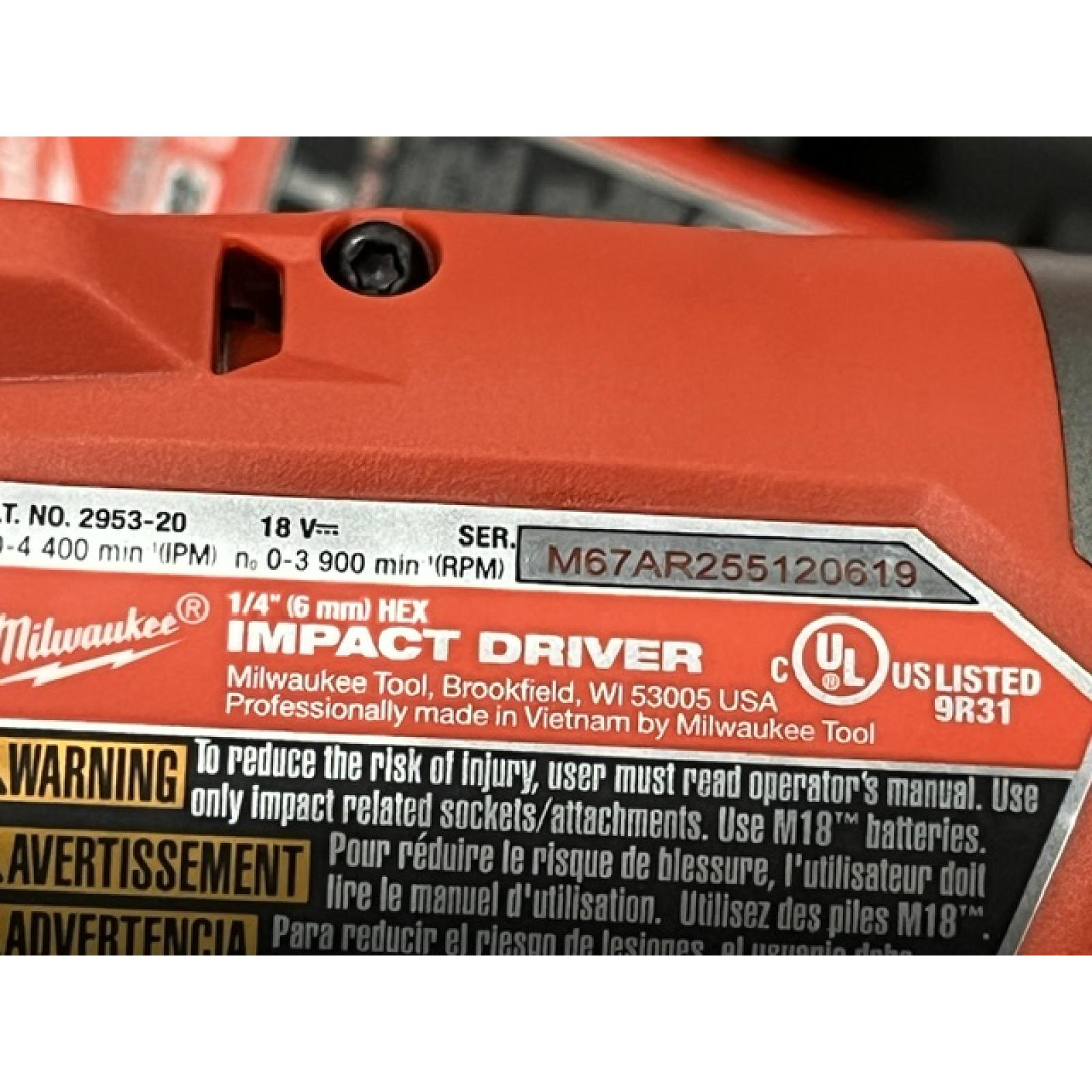 AS-IS Milwaukee FUEL 18V Lithium-Ion Brushless Cordless Hammer Drill and Impact Driver Combo Kit
