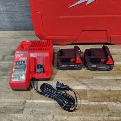 HOUSTON LOCATION - AS-IS Milwaukee-2674-22C M18 Short Throw Press Tool Kit W/ PEX Crimp Jaws