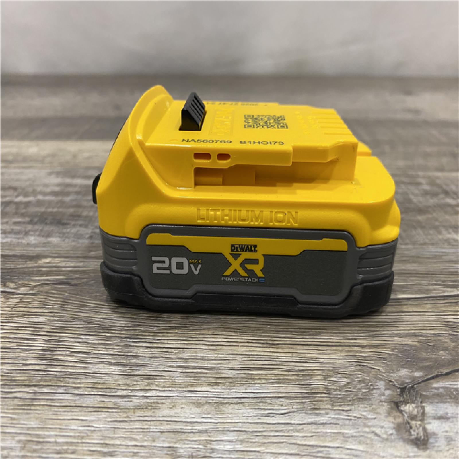 AS-IS DEWALT 20V MAX XR POWERSTACK Lithium-Ion Battery Starter Kit