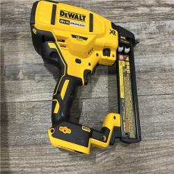 AS-IS DEWALT 20V MAX XR Lithium-Ion Cordless 18-Gauge Narrow Crown Stapler Kit