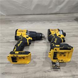 AS-IS DeWalt 20V MAX Atomic Cordless 2 Tool Compact Hammer Drill and Impact Driver Kit