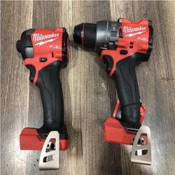 AS-IS Milwaukee FUEL 18V Lithium-Ion Brushless Cordless Hammer Drill and Impact Driver Combo Kit