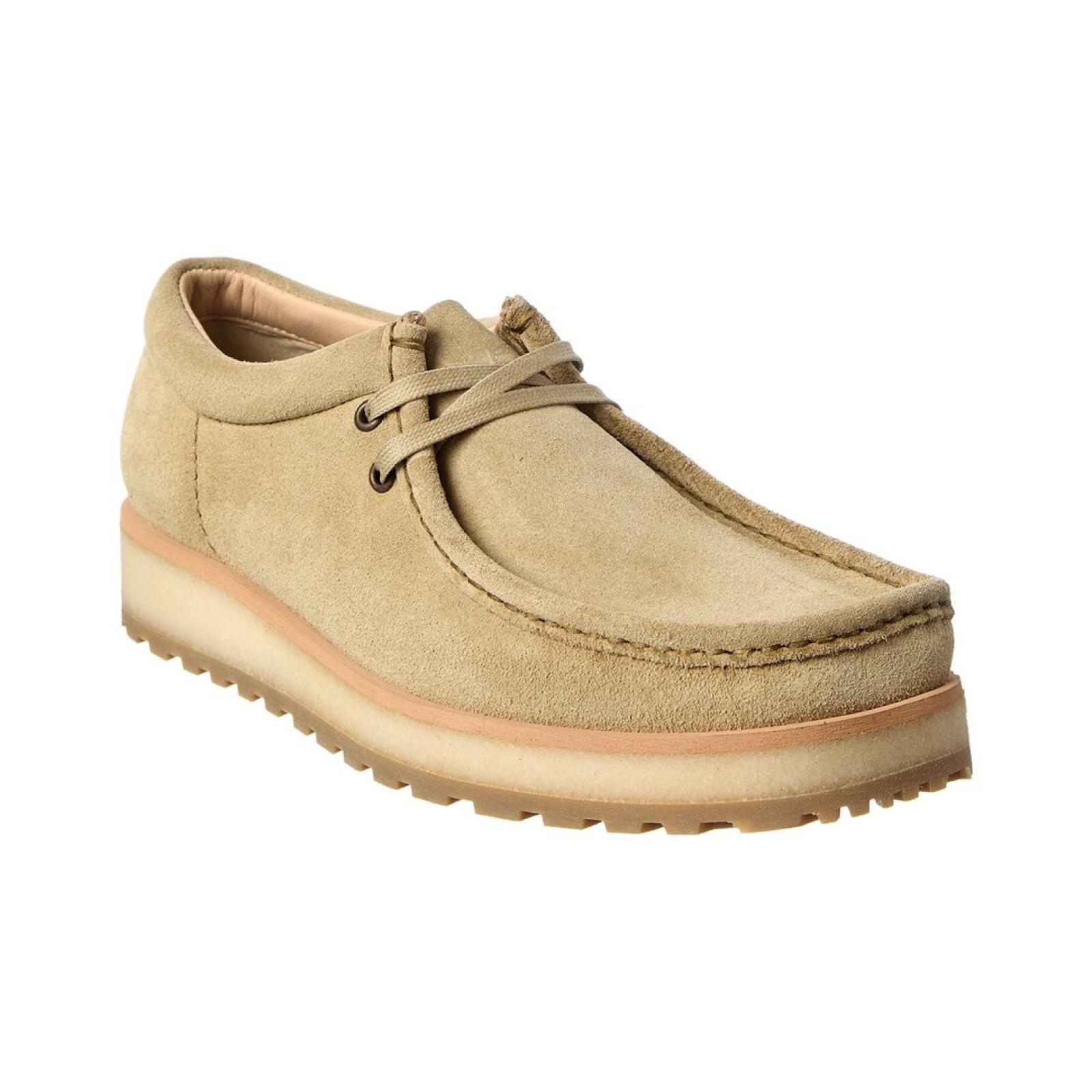 Clarks Walla Scout Lo Suede Loafer - Dark Sand Suede - SZ 10.5