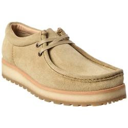 Clarks Walla Scout Lo Suede Loafer - Dark Sand Suede - SZ 10.5