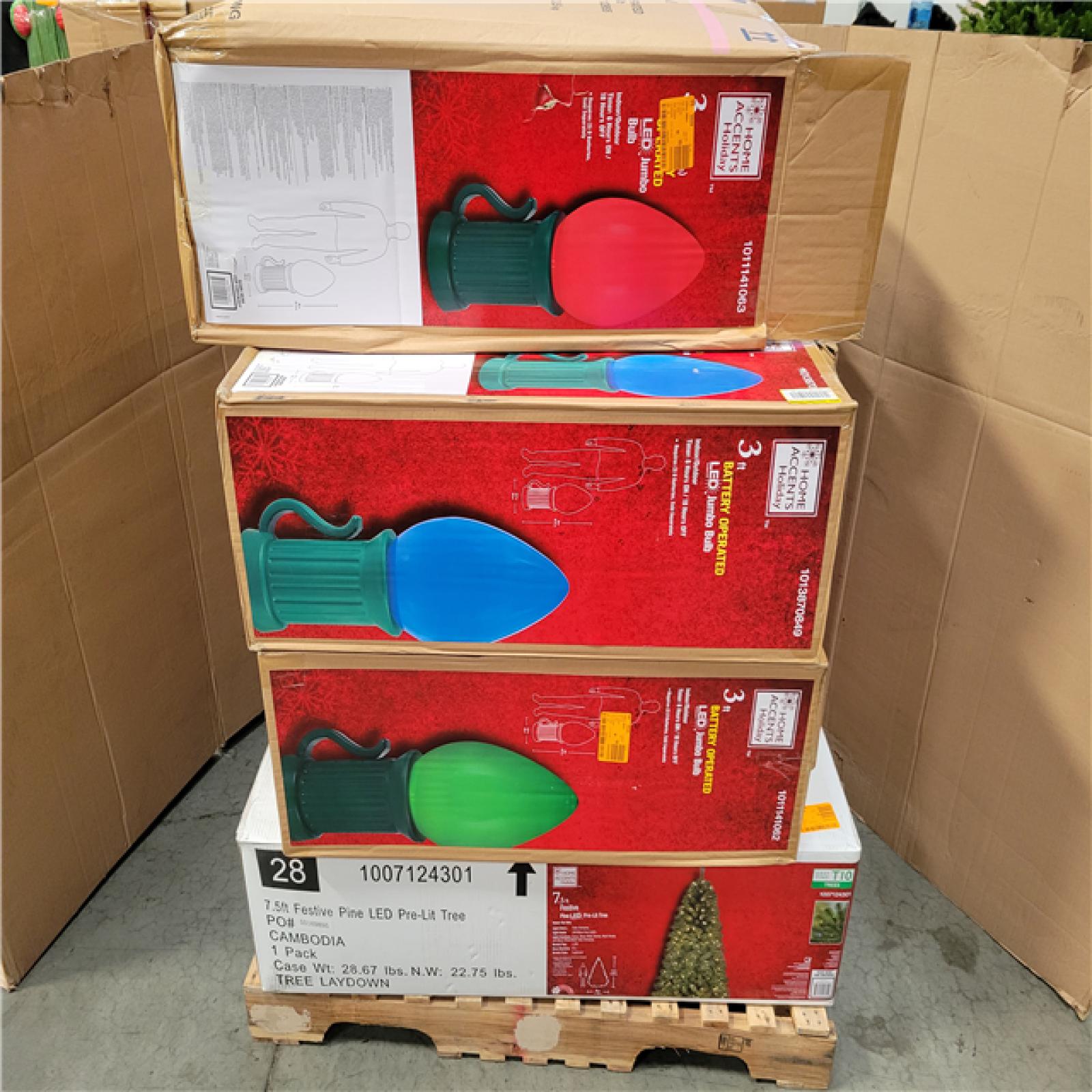 CALIFORNIA AS-IS HOLIDAY PALLET