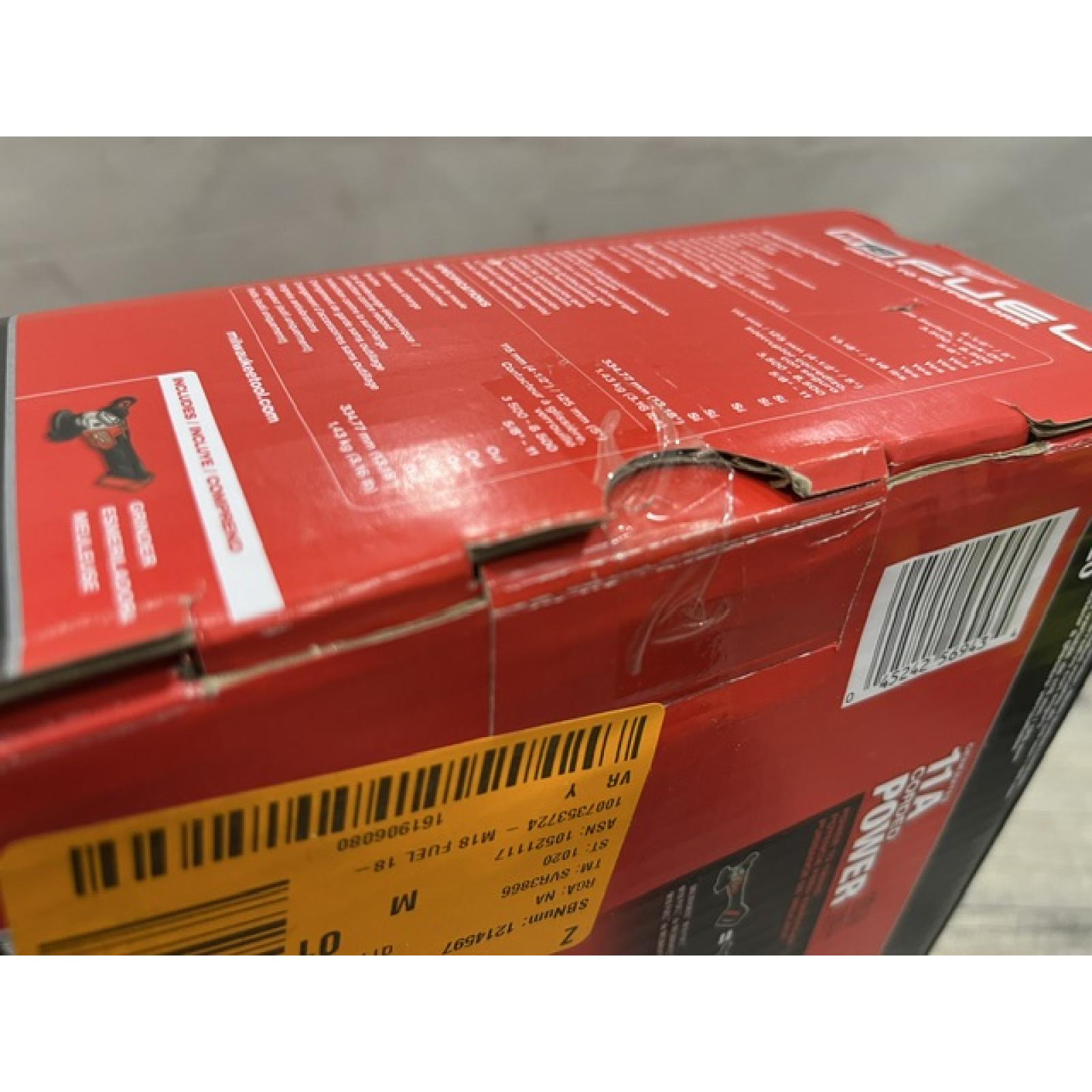 NEW - Milwaukee FUEL 18V Lithium-Ion Brushless Cordless 4-1/2 in./5 in. Grinder with Variable Speed & Slide Switch (Tool-Only)