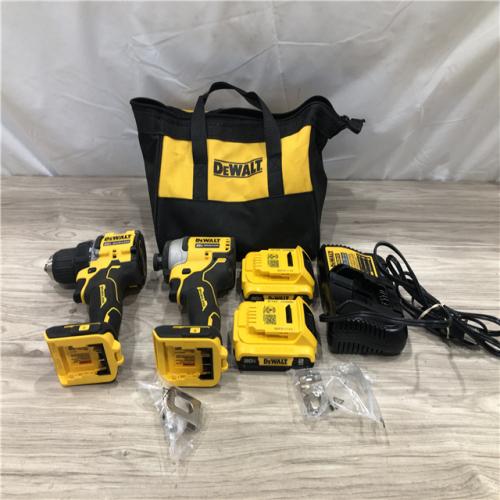 AS-IS DEWALT ATOMIC 20-Volt MAX Lithium-Ion Cordless Combo Kit